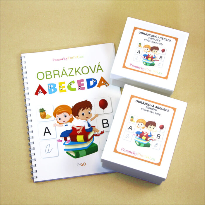 Obrázková abeceda | 1080 přiřazovacích karet + brožura (60 stran)