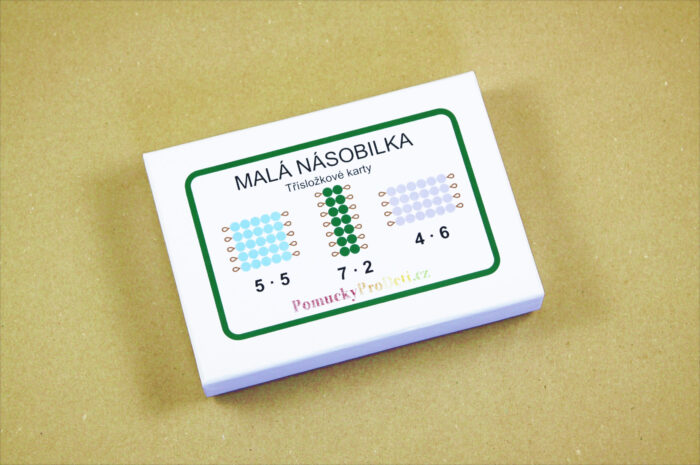Malá násobilka | 3-složkové karty