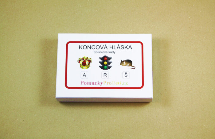 Koncová hláska | 60 kolíčkových karet